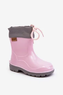 Kalosze Dziecięce KIMMY Różowe GoKids 951-26 - Buty dla dziewczynek - miniaturka - grafika 1