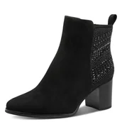 Kozaki damskie - Marco Tozzi Damskie 2-25336-45 modne kozaki, czarne, 39 EU, czarny, 39 EU - miniaturka - grafika 1