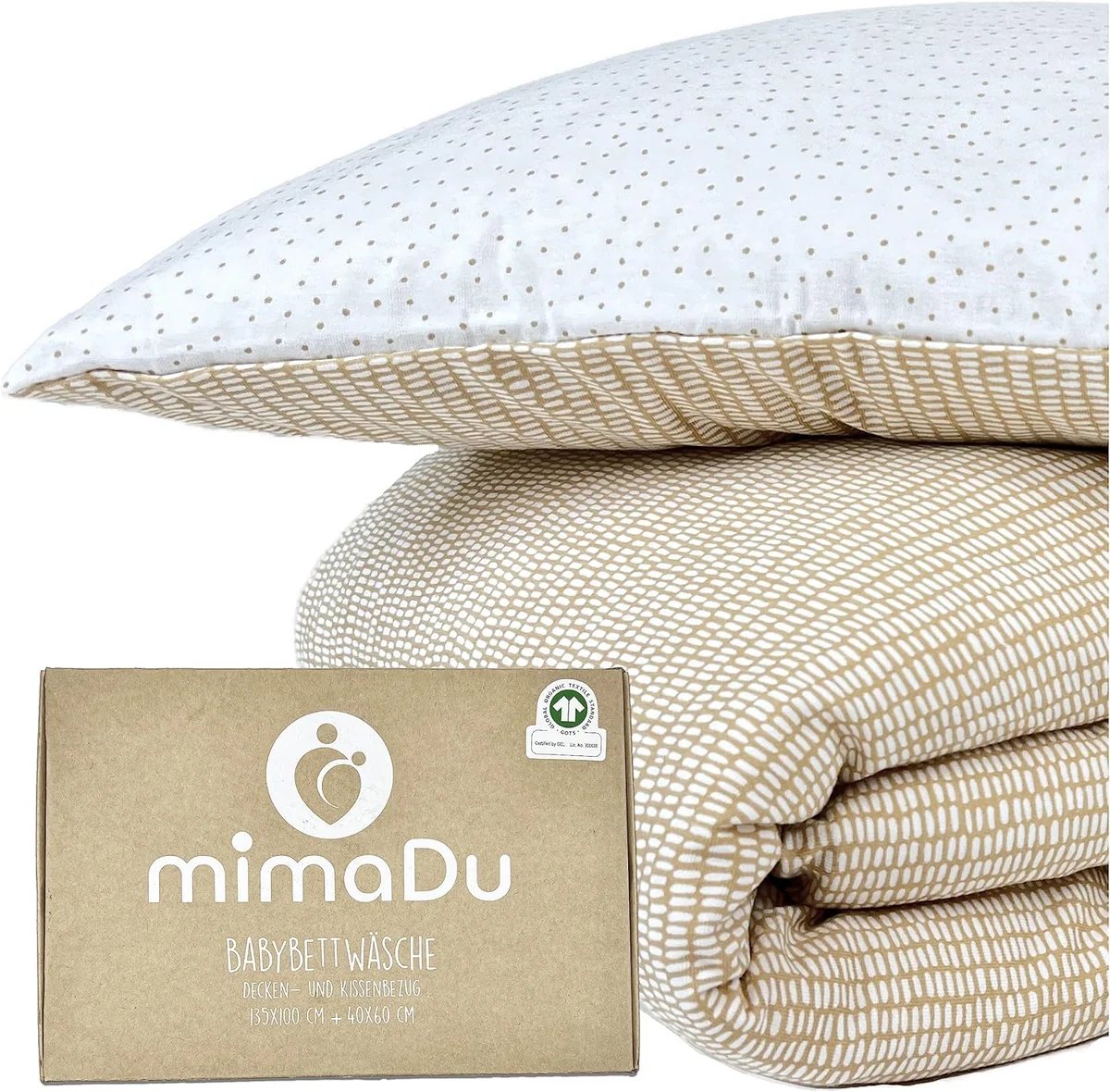 Pościel dziecięca bawełniana ekologiczna 100x135 + 40x60 GOTS - komplet