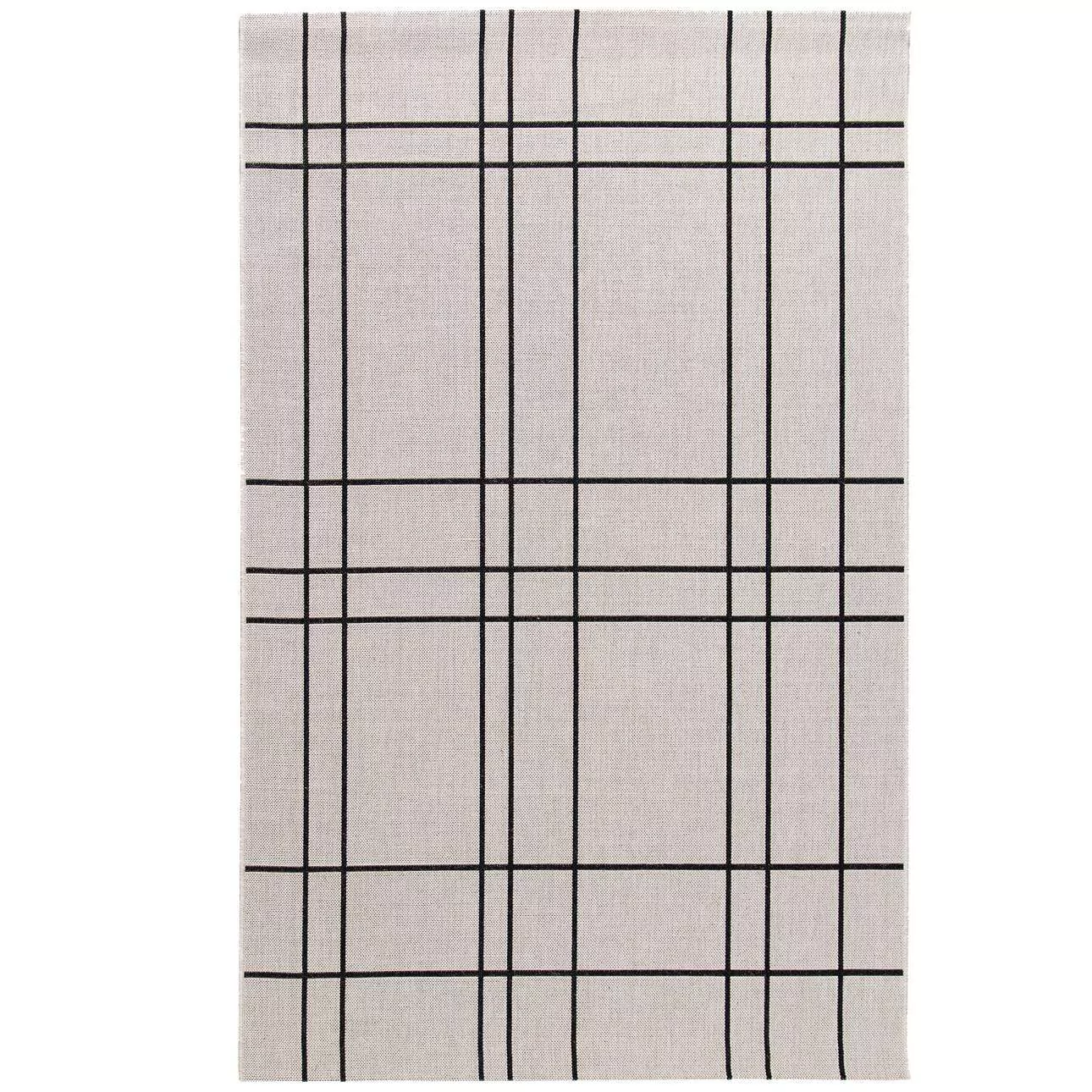 Dekoria pl pl Dywan Modern Lines wool/black 160x230cm 160 × 230 cm 802-63