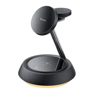 Ładowarki do telefonów - Ładowarka bezprzewodowa Mcdodo CH-4952 3w1 15W (telefon/TWS/Apple watch) czarna - miniaturka - grafika 1