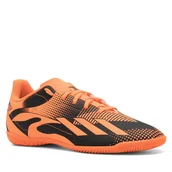 Buty dla chłopców - Sneakersy adidas X MESSI.4 IN J GZ5138 Pomarańczowy - miniaturka - grafika 1