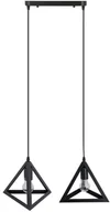 Lampy sufitowe - Elem Romb Wisząca Elem 6804/2 Black - miniaturka - grafika 1