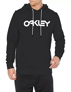 Bluzy męskie - Oakley Męska bluza z kapturem B1B 2.0, czarny/biały, XL - grafika 1