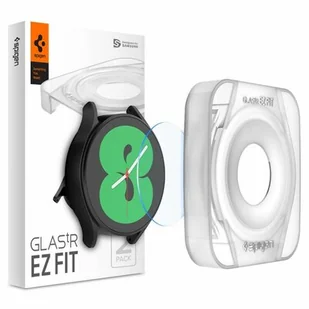 Spigen Szkło hartowane x2 Glas.tR "EZ FIT" do Samsung Galaxy Watch 4 40mm AGL03428 - Akcesoria do smartwatchy - miniaturka - grafika 1