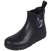 Kalosze damskie - Stella Czarne, Krótkie Kalosze Damskie W Kwiatki  Lemigo - miniaturka - grafika 1