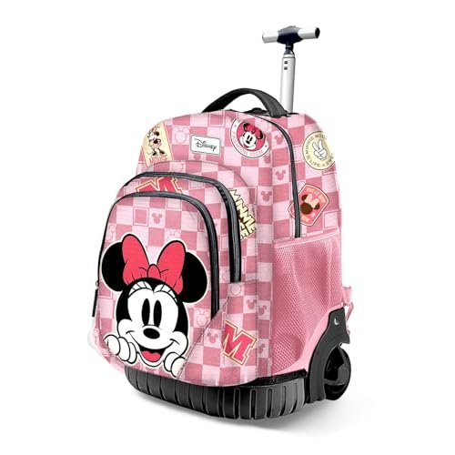 Disney Minnie Mouse Journey-FAN GTS plecak na kółkach, różowy, 32 x 47 cm, pojemność 30 l, Różowa Myszka Minnie, Jeden rozmiar, Plecak na kółkach FAN GTS