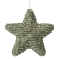 Bombki - Zawieszka dekoracyjna gwiazdka 3X10X10CM zielony x6 - miniaturka - grafika 1