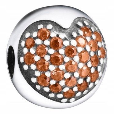 Charms Srebrny Serducho Serce Love Heart Heart Serduszko SREBRO 925