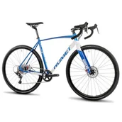 Rowery - Rower gravel ROMET Boreas 1 U21 28 cali Biało-niebieski - miniaturka - grafika 1