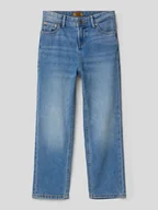 Spodnie i spodenki dla chłopców - Jeansy z 5 kieszeniami model ‘CHRIS’ - miniaturka - grafika 1