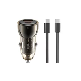 XO ładowarka samochodowa CC60 60W 1x USB 1x USB-C czarna + kabel USB-C - USB-C - Ładowarki samochodowe XO ładowarka samochodowa CC60 60W 1x USB 1x USB-C czarna + kabel USB-C - USB-C - Ładowarki samochodowe - miniaturka - grafika 1