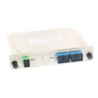 Pozostałe akcesoria sieciowe - Splitter PLC 1:4 SC/UPC kasetkowy (casette) - miniaturka - grafika 1