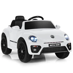 Elektryczny samochód Beetle dla dzieci biały - Pojazdy elektryczne dla dzieci - miniaturka - grafika 1