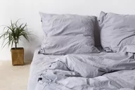 Pościel - Poszewka na kołdrę HOP DESIGN Pure, jasnoszary, 160x200 cm - miniaturka - grafika 1