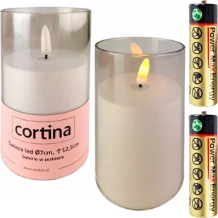 ŚWIECA LED DEKORACYJNA EFEKT PŁOMIENIA ŚWIECZKA WKŁAD NA BATERIE 12,5CM - Świece ŚWIECA LED DEKORACYJNA EFEKT PŁOMIENIA ŚWIECZKA WKŁAD NA BATERIE 12,5CM - Świece - miniaturka - grafika 1