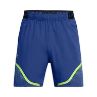 Spodenki męskie - Męskie Spodenki UNDER ARMOUR UA VANISH WOVEN 6IN GRPH STS 1383353-432 – Niebieski - miniaturka - grafika 1