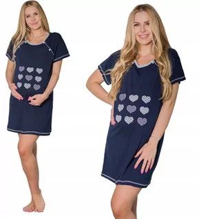 Piżamy ciążowe - Koszula Nocna Ciążowa Do Karmienia Do Porodu M - grafika 1