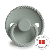 Smoczki uspokajające - Frigg Smoczek dla niemowlaka rope silikon sage rozmiar 1 - miniaturka - grafika 1
