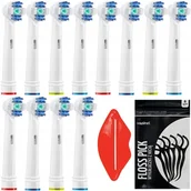 Końcówki do szczoteczek elektrycznych - 12x KOŃCÓWKI DO SZCZOTECZKI BRAUN ORAL-B 3D WHITE - miniaturka - grafika 1