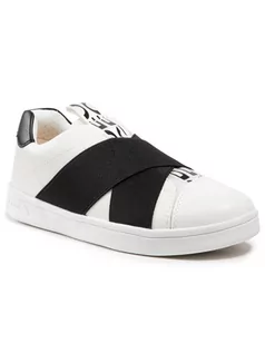 Buty dla dziewczynek - Geox Sneakersy J Djrock G. F J154MF 000BC C1000 S Biały - grafika 1