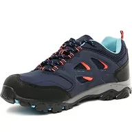 Buty dla dziewczynek - Regatta Unisex Holcombe Iep Low Jnr buty do chodzenia, Granatowy ognisty koral, 34 EU - miniaturka - grafika 1