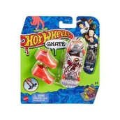 Samochody i pojazdy dla dzieci - Hot Wheels Skate Deskorolka + buty HNG41 - Mattel - miniaturka - grafika 1