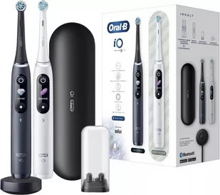 Braun Oral-B iO 8 2szt. White&Black - Szczoteczki elektryczne - miniaturka - grafika 1