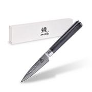 Noże kuchenne - SHIORI Nóż do obierania Shiori Chairo Shoto ze stali damasceńskiej Shiori ID: 182 - miniaturka - grafika 1