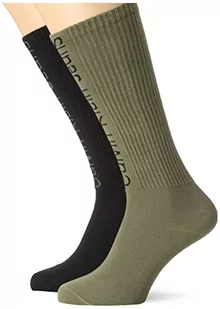 Calvin Klein Kolana męskie, olive combo, rozmiar uniwersalny - Skarpetki męskie - miniaturka - grafika 1