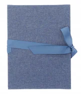 Albumy fotograficzne - Album harmonijka na klej 12 zdjęć 13x18 Linen Blue - miniaturka - grafika 1