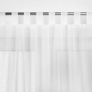 Firana KRESZ kolor biały styl klasyczny szelki szelki 10 cm woal gnieciony 280x140 homede - SCURT/HOM/KRESZ/TAB/WHITE/280x140 - Firany - miniaturka - grafika 1