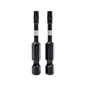 Akcesoria do elektronarzędzi - Końcówki wkrętakowe udarowe Torx T20 x 50 mm, 2 szt. - miniaturka - grafika 1