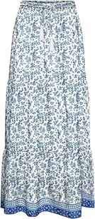 VERO MODA Vmmilan Hw Long Skirt WVN spódnica damska, Dazzling Blue/Aop: mira, XS - Spódnice - miniaturka - grafika 1