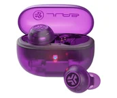 Słuchawki - Jlab Go Pop ANC Transparentny Fioletowy - miniaturka - grafika 1