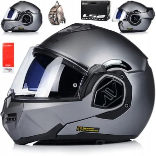 Kask Motocyklowy LS2 FF906 Advant Solid Szczękowy Pinlock Plecak - Plecaki - miniaturka - grafika 1