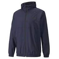 Kurtki męskie - PUMA Męska kurtka wiatrówka Essentials Solid, płaszcz dwurzędowy, L - miniaturka - grafika 1