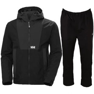 Zestaw przeciwdeszczowy Helly Hansen Rig, męski, czarny - Pozostała odzież narciarska - miniaturka - grafika 1