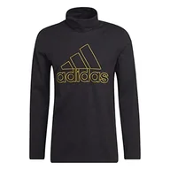 Koszulki męskie - adidas M FI WTR Ls Black L - miniaturka - grafika 1