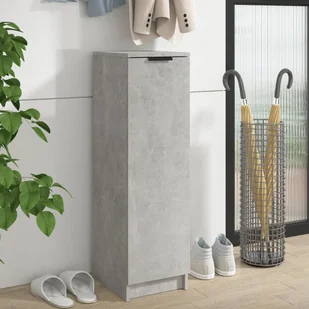 vidaXL Szafka na buty betonowa szara 30x35x100 cm materiał drewnopochodny - Szafka na buty - Szafki na buty - Przechowywanie butów - Organizer na buty - Szafki na buty - miniaturka - grafika 1