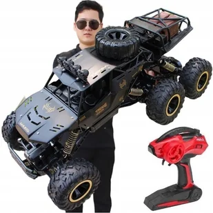 Duży Samochód Zdalnie Sterowany Auto Rc Metal Terenowy Napęd 6x4 1:12 Pilot - Zabawki zdalnie sterowane - miniaturka - grafika 1