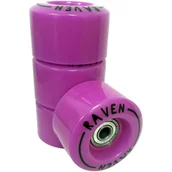 Akcesoria do skatingu - Kółka + Łożyska do wrotek RAVEN Trista Pink 4 szt - miniaturka - grafika 1