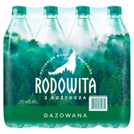 Woda - Rodowita z Roztocza woda gazowana 12 x 600ml - miniaturka - grafika 1