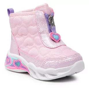 Skechers Śniegowce Heart Hugger 302666N/PKMT Pink/Multi - Śniegowce damskie - miniaturka - grafika 1