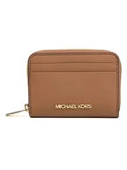Portfele - Michael Kors Skórzany portfel w kolorze karmelowym - 12 x 8 x 2 cm - miniaturka - grafika 1