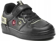 Buty dla dziewczynek - 33 BUTY DZIECIĘCE CZARNE RZEP BIG STAR JJ374081 - miniaturka - grafika 1