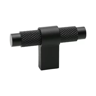 Uchwyt meblowy T-Bar Pitch Aluminiowy Czarny - Zawiasy, okucia i inne akcesoria - miniaturka - grafika 1