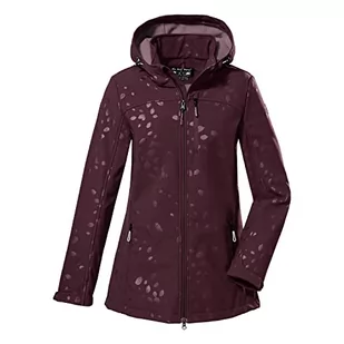 Killtec Damska kurtka softshell z odpinanym kapturem KOW 34 WMN SFTSHLL JCKT, śliwkowa, 38, 38638-000 - Kurtki damskie - miniaturka - grafika 1