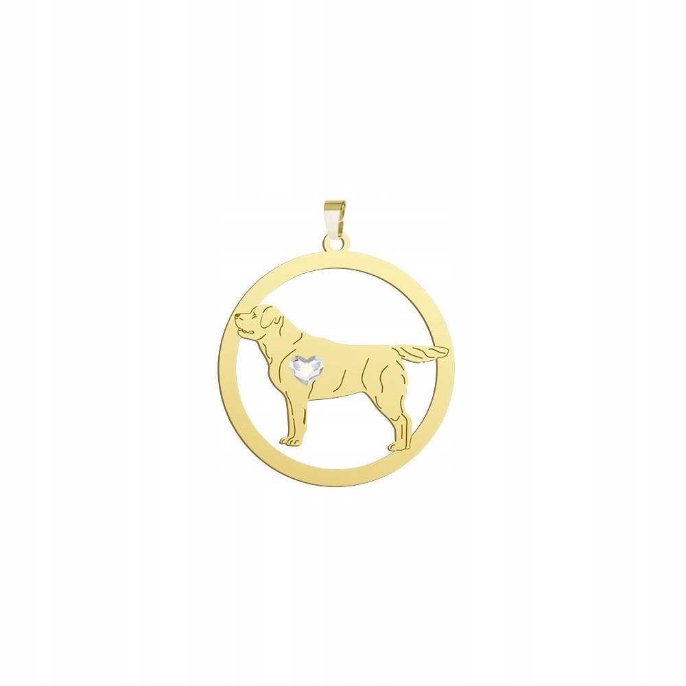 Zawieszka Złota Labrador Retriever 925 Prezent Biżuteria GRAWER GRATIS