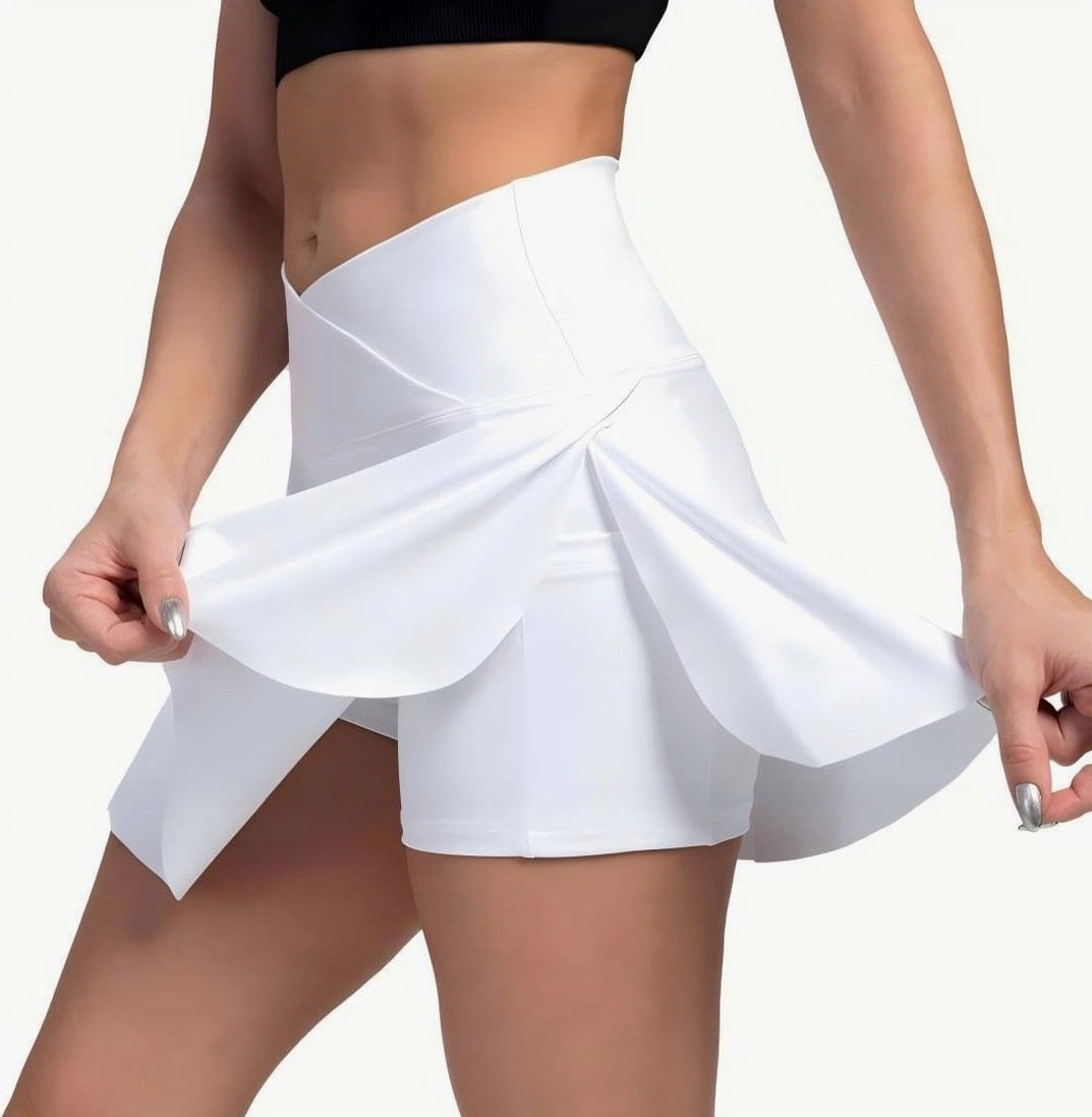 SPÓDNICA TENISOWA DAMSKA SPORTOWA KIESZENIE SKORT GOLF AKTYWNA ELASTYCZNA